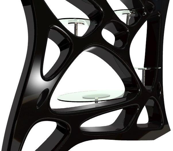 CEDRIMARTINI Книжный шкаф отдельно стоящий разделительный sun-id-1365101 - Вид №2