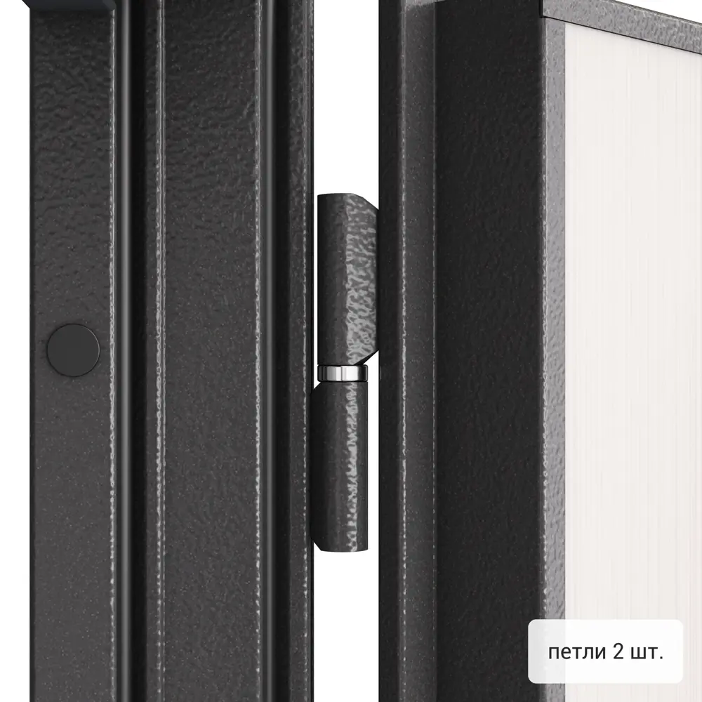 Дверь металлическая Контрол Танганика, 880 мм, правая, цвет белый TOREX STLM-2156037 - Вид №3