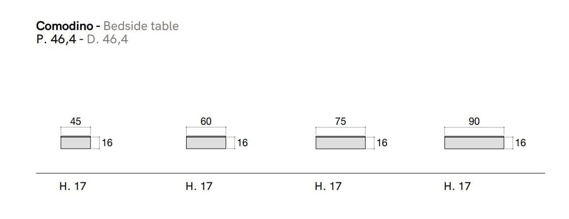 Подвесная тумбочка из меламиновой ткани с ящиками Adok Fly ARCH-00060712 - Вид №8