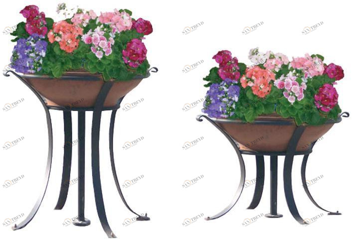 Lazzari Кашпо для общественных мест из терракоты sun-id-1403487