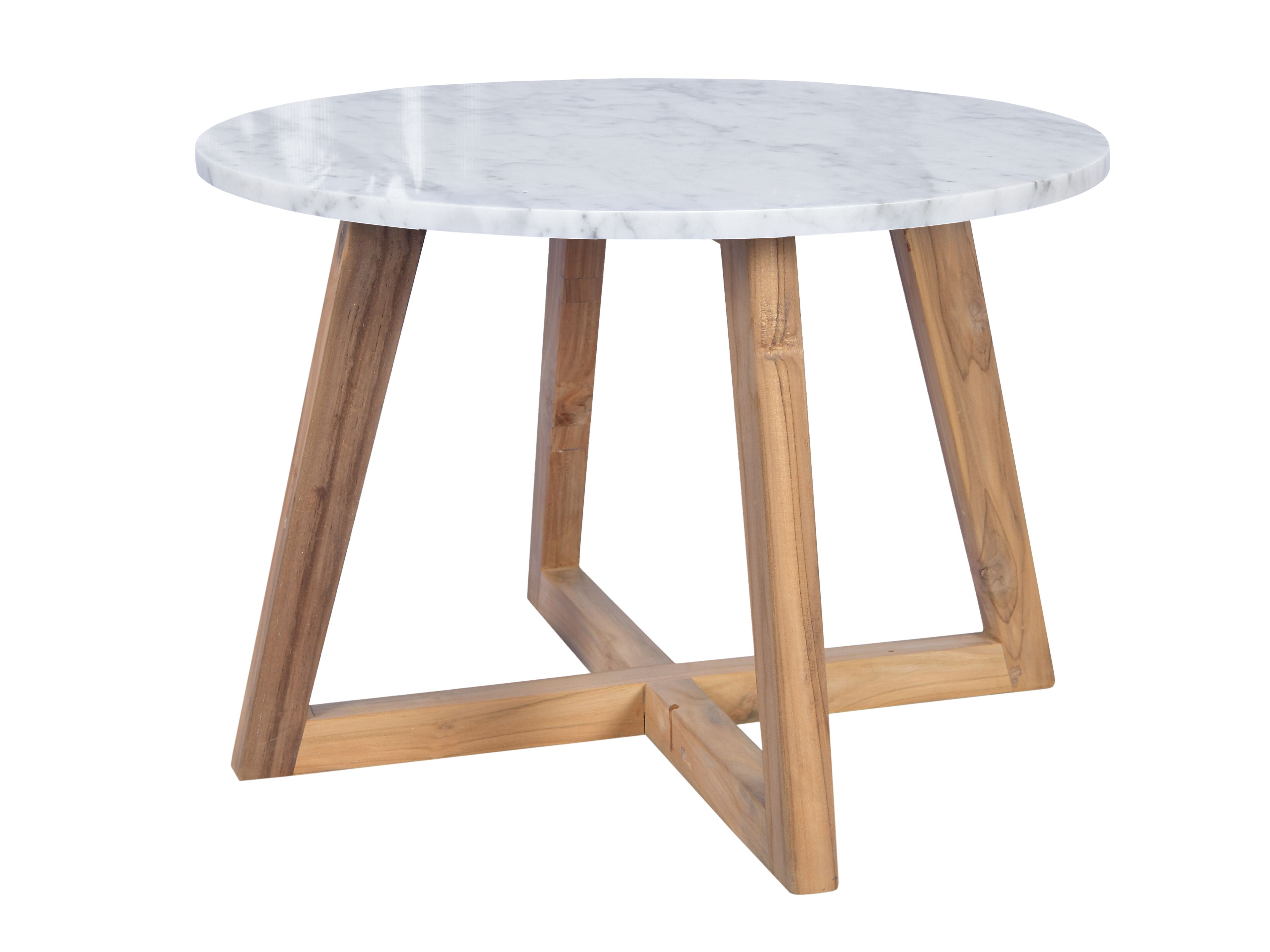 Каррарский мраморный круглый садовый столик cbdesign Kal ARCH-00095010