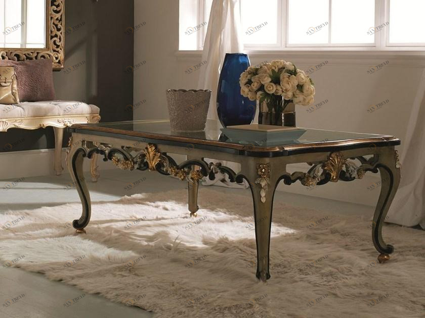 Grifoni Silvano Прямоугольный деревянный журнальный столик для гостиной  3519 