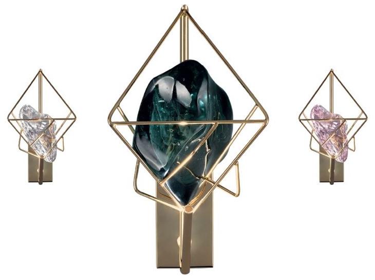 Euroluce Lampadari Настольная лампа из хрусталя и металла Cryrock sun-id-1398641 - Вид №1