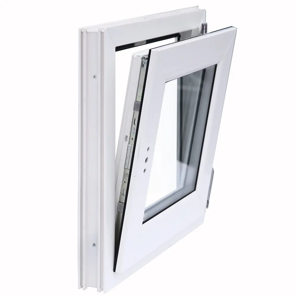 Veka: Правое одностворчатое окно ПВХ с поворотно-откидным механизмом 84506467 STLM-0050798 - Вид №4