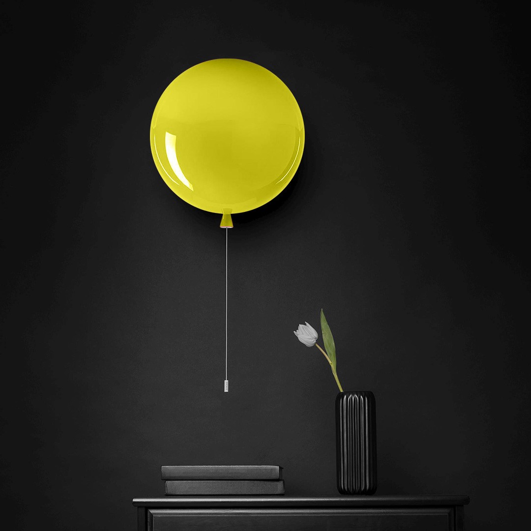 Brokis MEMORY WALL D250 CGC 47 настенный светильник воздушный шар желтый 108895 - Вид №2