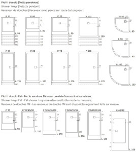Поддон для душа с утопленным напольным покрытием