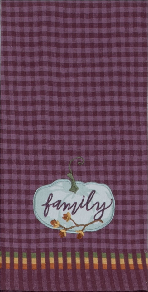 10627987 KAY DEE DESIGNS Полотенце кухонное Kay Dee Designs "Натюрморт" 46х72см, хлопок (клетка) Ткань 