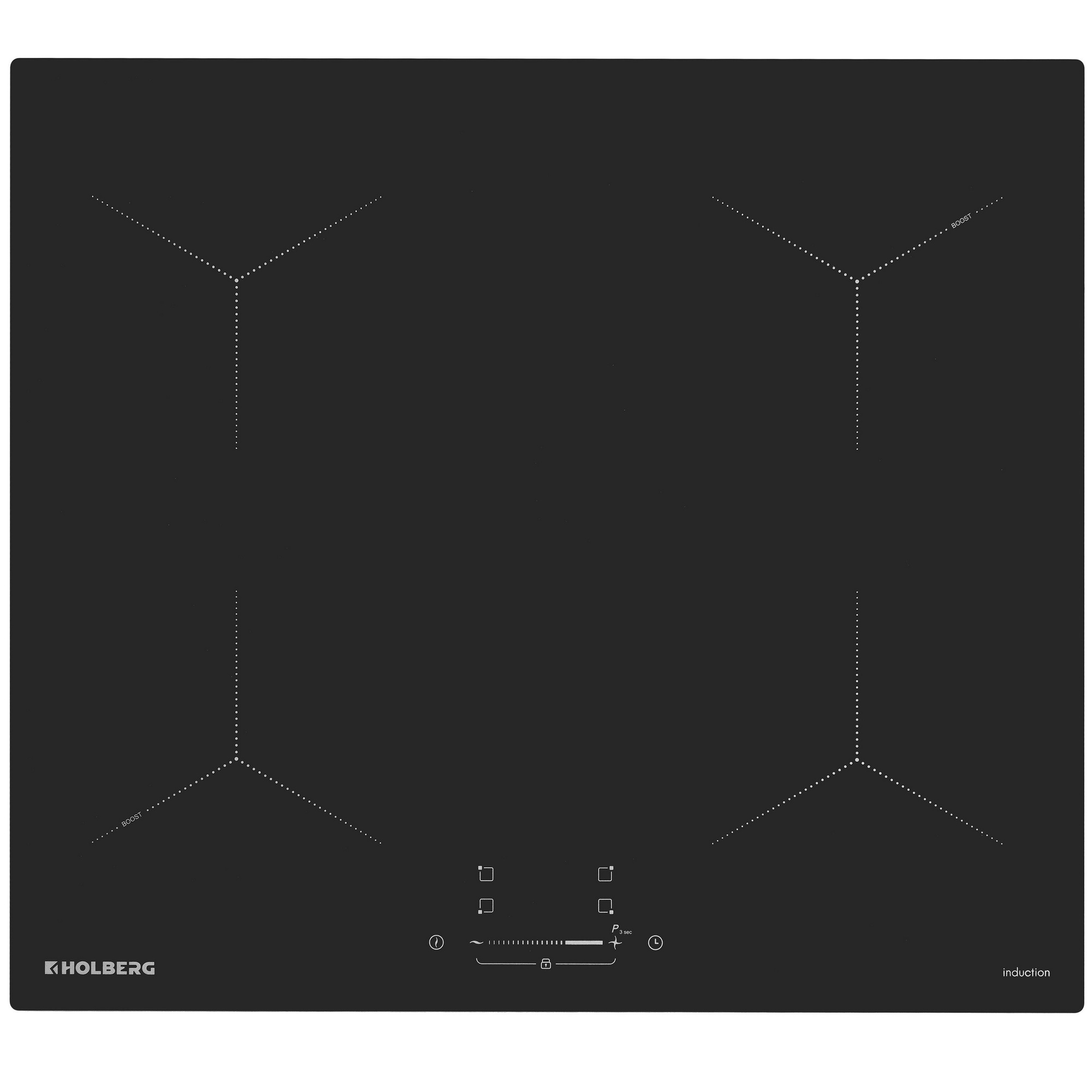 9118255 Индукционная варочная поверхность HOLBERG HINH 649SBL STDN-0007272