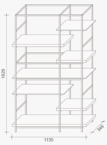 Lema Модульный стеллаж из металла sun-id-1366846 - Вид №2