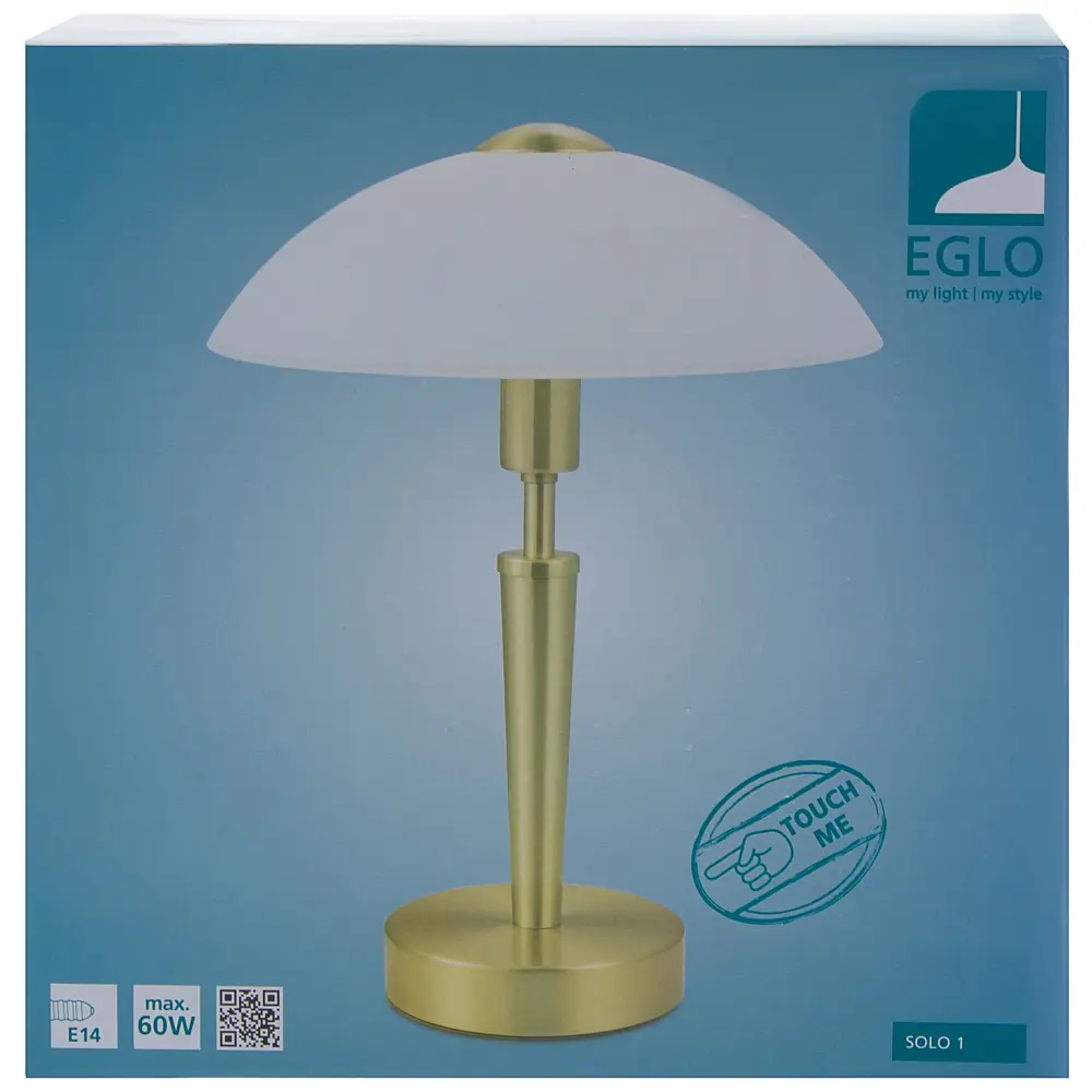 Настольная лампа Eglo «Solo 1» с сенсором 1xE14x60 Вт, цвет латунь 18720575 STLM-2142909  - Вид №5
