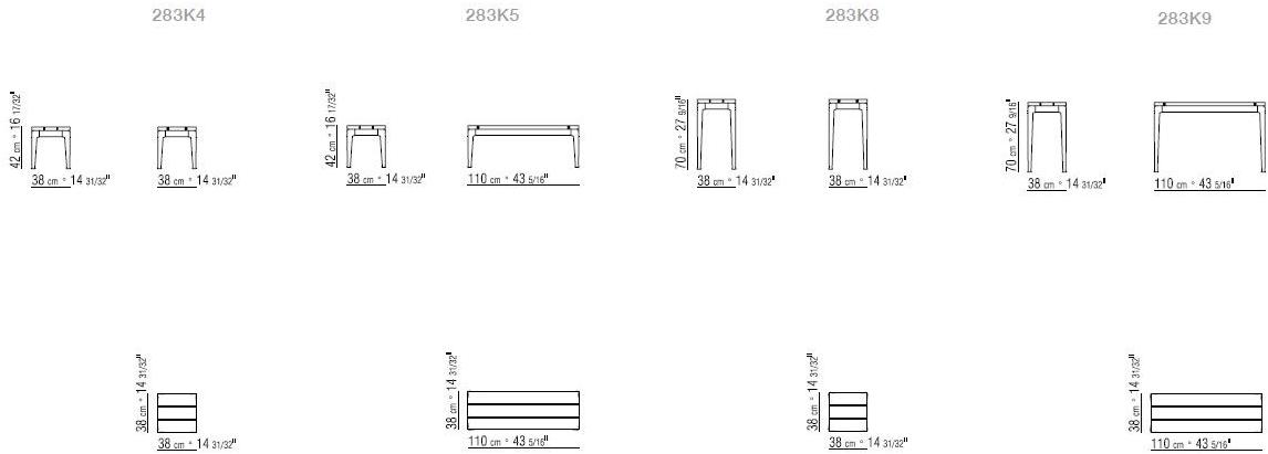 Flexform Прямоугольный садовый журнальный столик в ироко Pico outdoor sun-id-1473836 - Вид №5