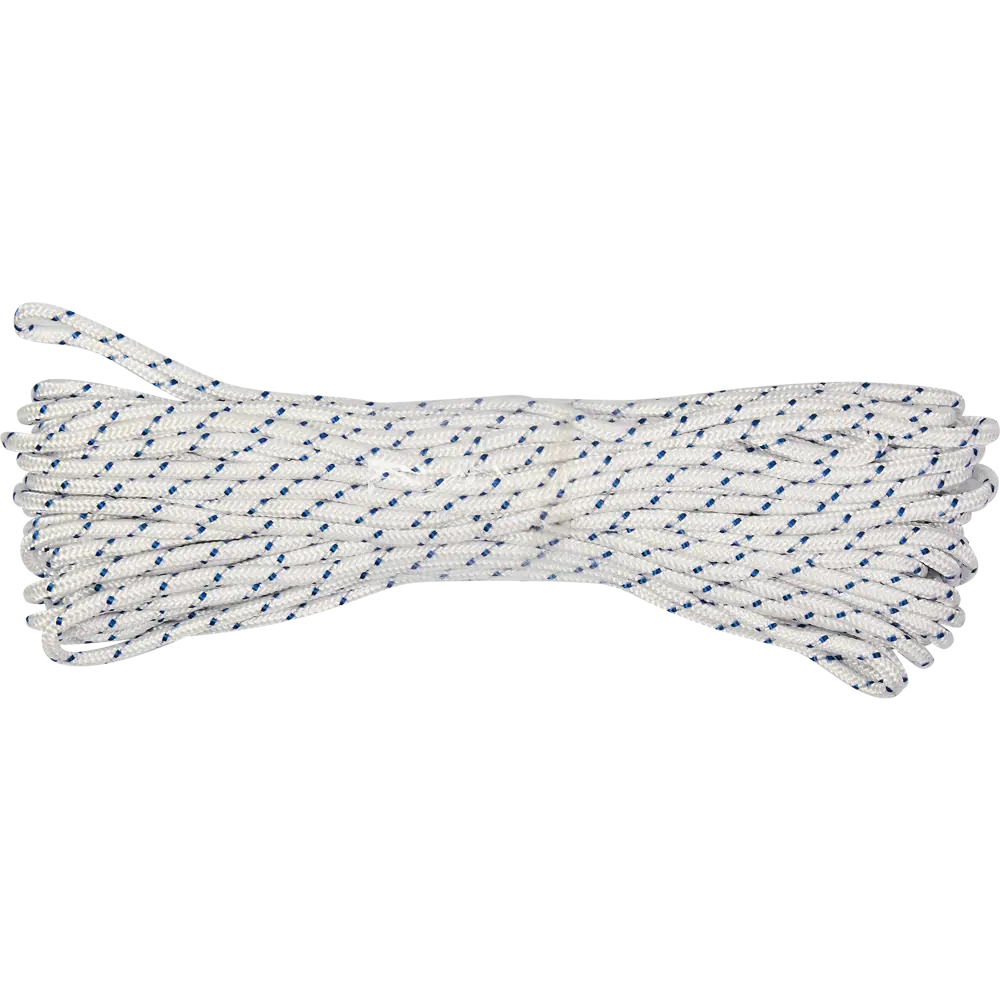 Шнур полипропиленовый ШНУРКОМ 4 мм белый 20 метров 89371212 STLM-1006008 - Вид №2