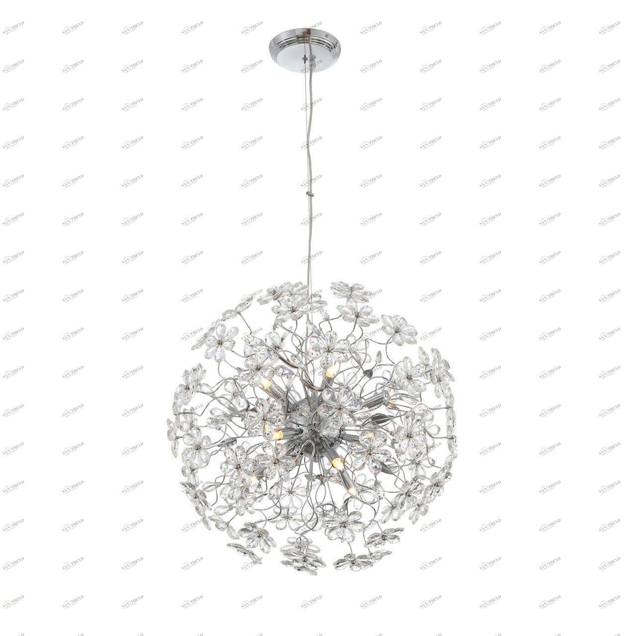 Подвесной светильник ST Luce Auola SL385.103.12 ST LUCE ДИЗАЙНЕРСКИЕ, AUOLA 276122 Хром 