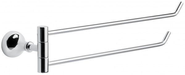 DC014CR Поворотный полотенцедержатель. 2-х уровневый DC014, цвет хром Santreyd 