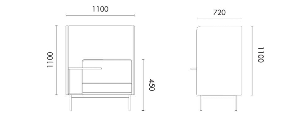 Ткань офисное кресло Grado Design Modo Pod ARCH-00004159 - Вид №2