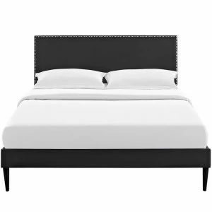 Кровать двуспальная 160х200 черная Dotted ICON DESIGNE ДИЗАЙНЕРСКИЕ 177965 Черный