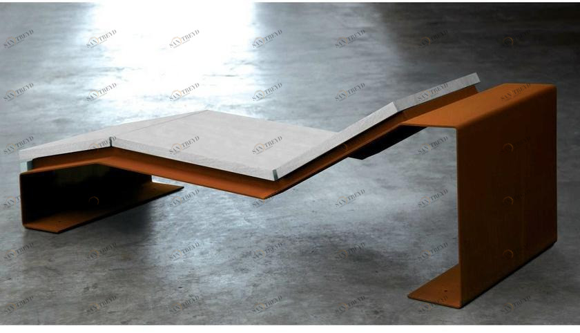 Metalco Стул для улицы из стали Corten-inox sun-id-1421085