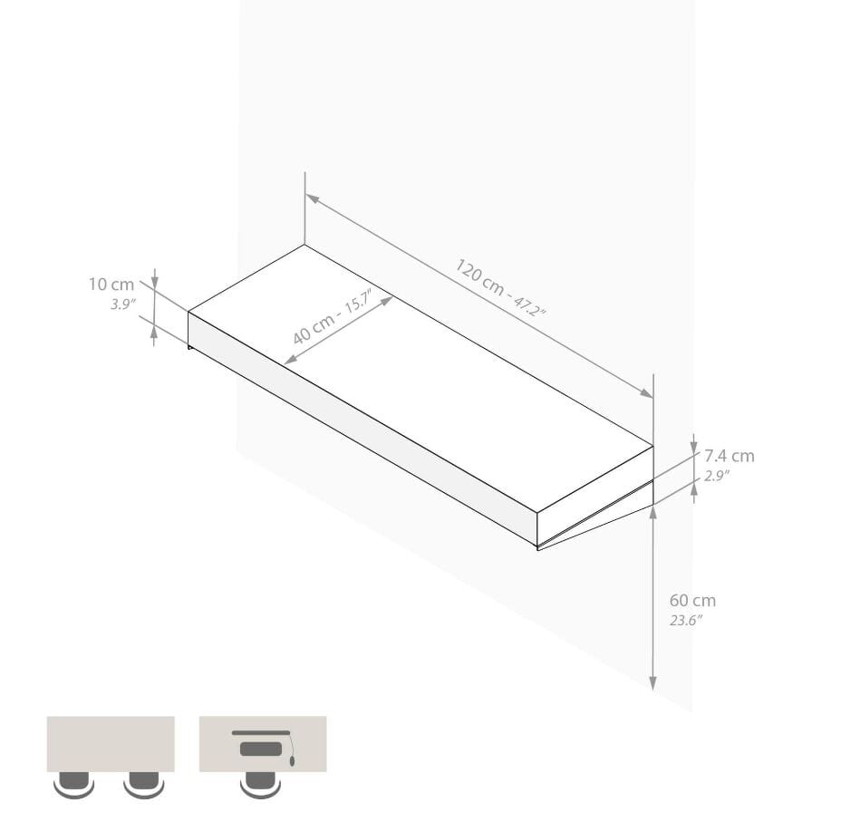 Подвесной стол в облагороженном Mobili Fiver Evolution ARCH-00060966 - Вид №14