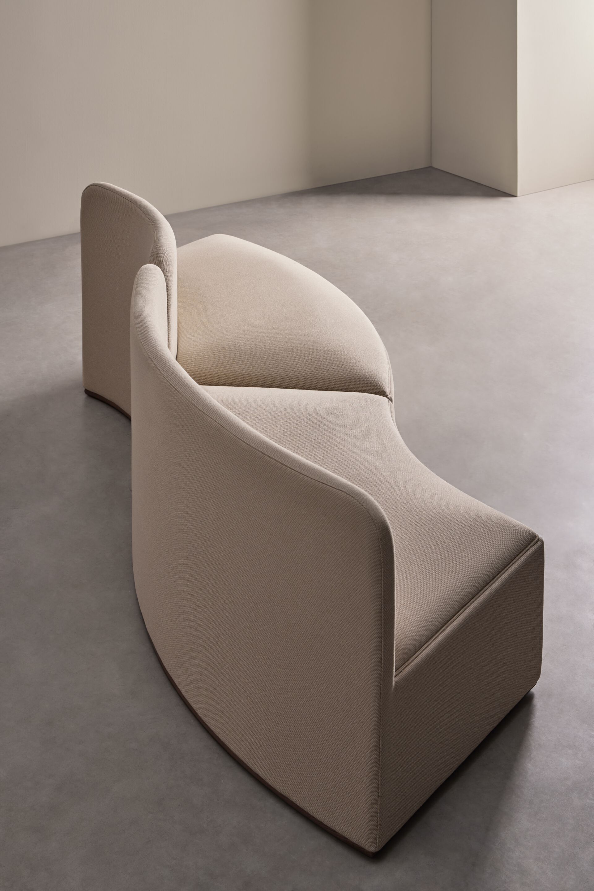 Модульный изогнутый диван из ткани Blasco&Vila Mant ARCH-00005706 - Вид №4