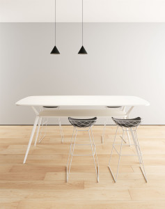 Стальной стул с порошковым покрытием