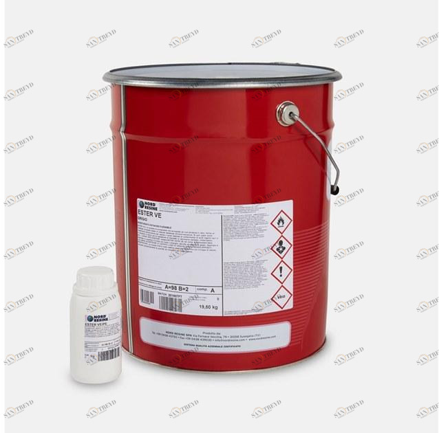 NORD RESINE Двухкомпонентное покрытие с высокой химической стойкостью Additivi e resine sun-id-1456036