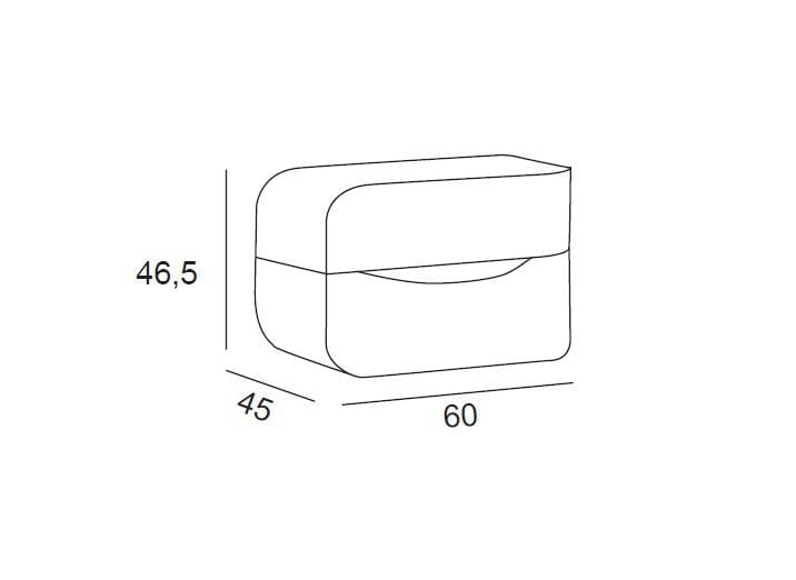 Деревянная тумбочка Voltan Eikon ARCH-00143819 - Вид №2