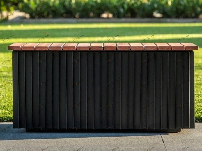 RENSON Модульная садовая скамейка из дерева и алюминия Linarte sun-id-1405816