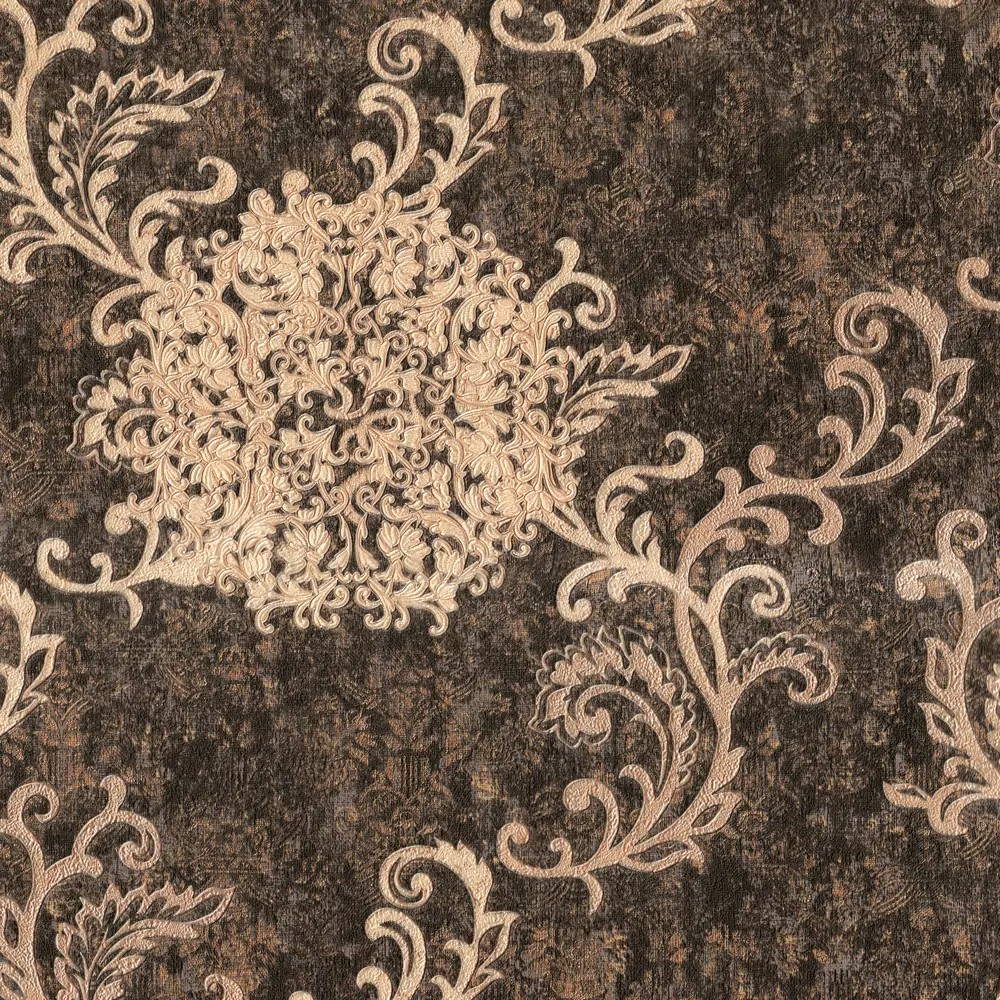 Обои флизелиновые Euro Decor Marco черные 1.06 м ED7115-22 88468848 STLM-2099150 - Вид №1
