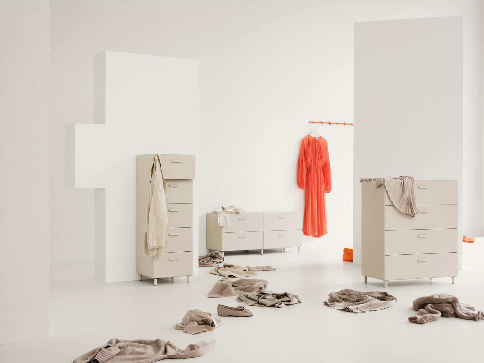 Алюминиевая настенная вешалка с порошковым покрытием String Furniture Relief ARCH-00048824 - Вид №14