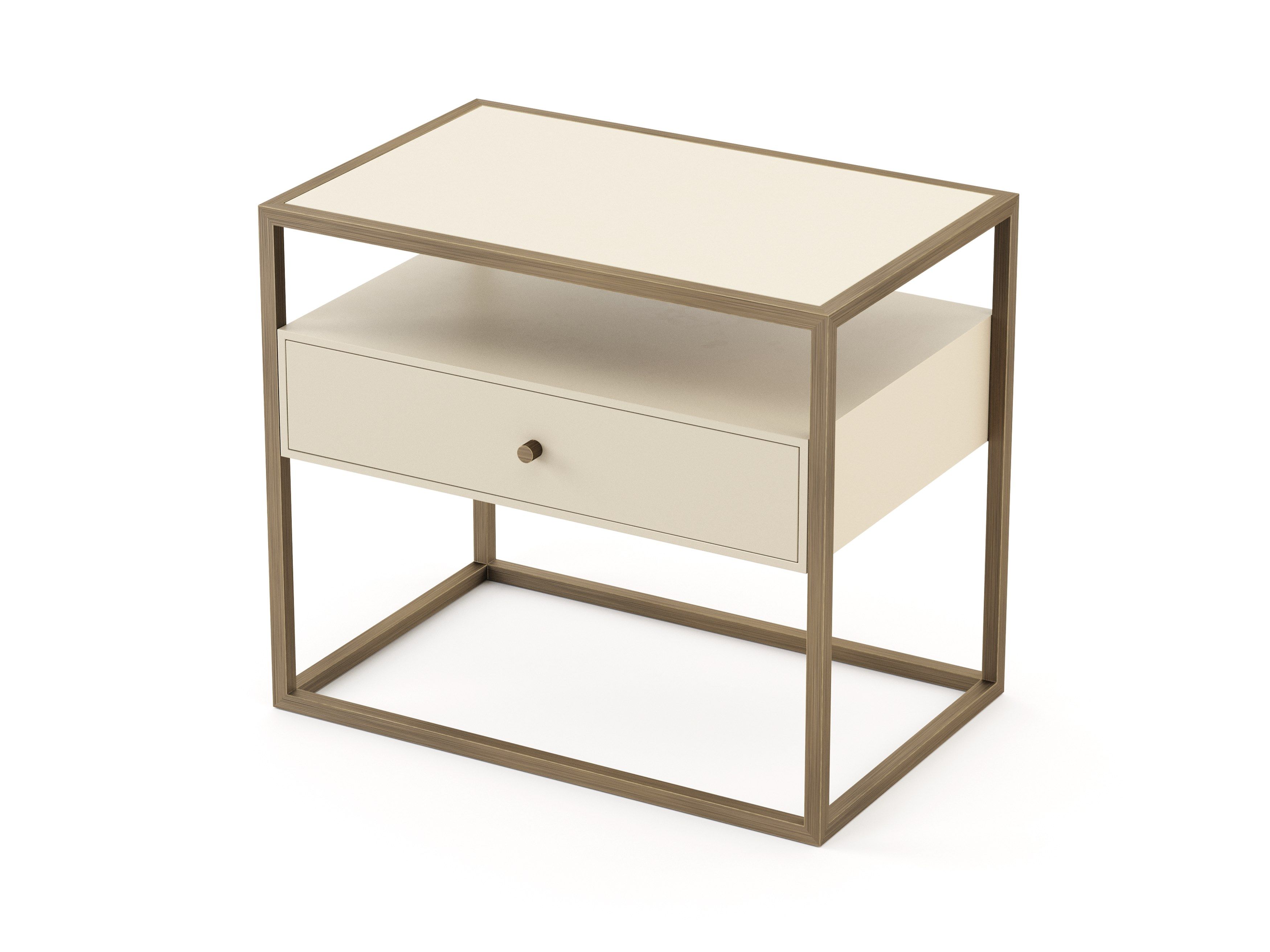 Прямоугольная прикроватная тумбочка из шпона с ящиками Stylish Club мост ARCH-00103665 - Вид №31