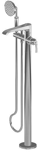 GRAFF Смеситель для ванны напольный с ручным душем Finezza 5187000/5187100 - Вид №4