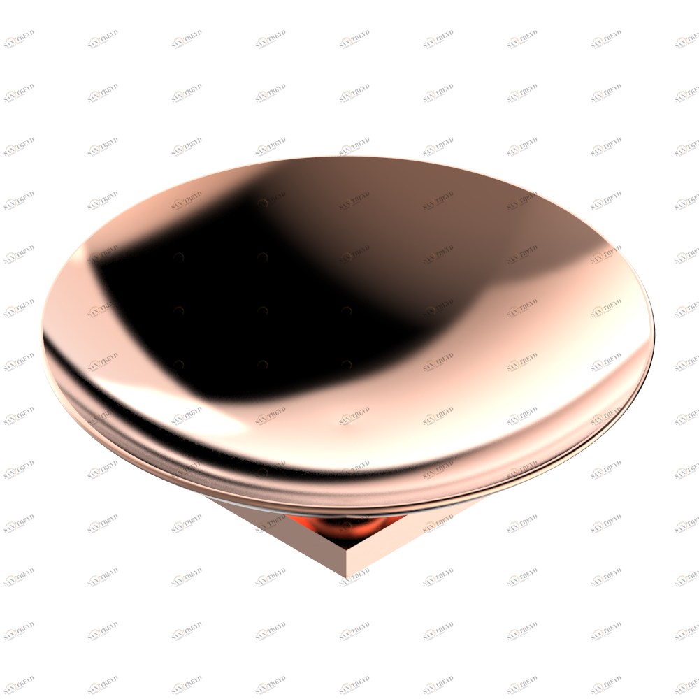 A6N-544GM Мыльница на подставке, диаметр : 150 мм Thg-paris Profil c чёрным ониксом Blush PVD A6N-544GM CAT.F