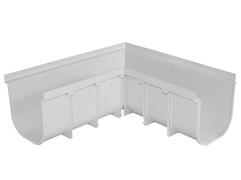 Правый угол ПВХ для канала 200 высокий First Corporation First Plast ARCH-00052153