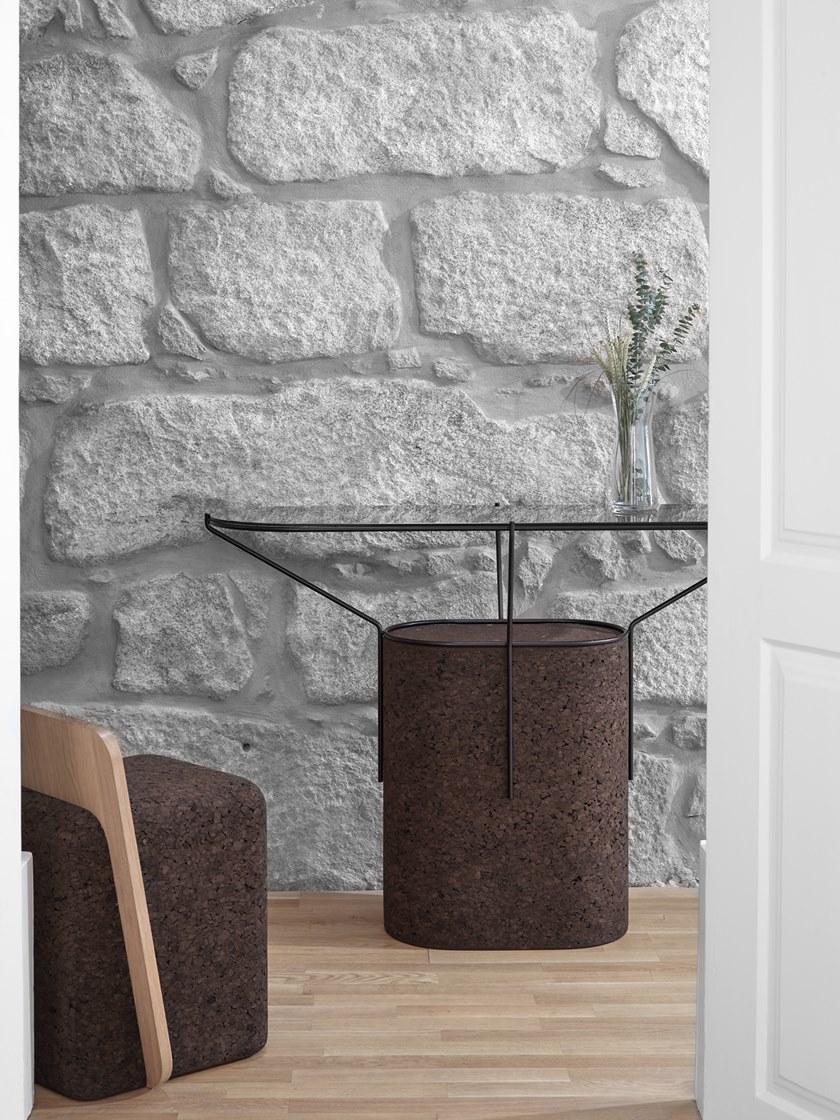 BlackCork Табурет из пробки со спинкой Cut sun-id-1428188 - Вид №4