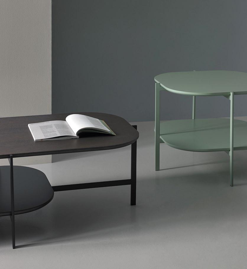 Kendo Mobiliario Низкий прямоугольный журнальный столик с журнальной полкой Exo sun-id-1361563 - Вид №4