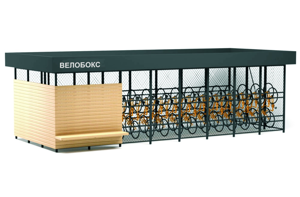 13387 ПРЕМЬЕР велобокс, велопарковка закрытая LAB.Space  - Вид №1