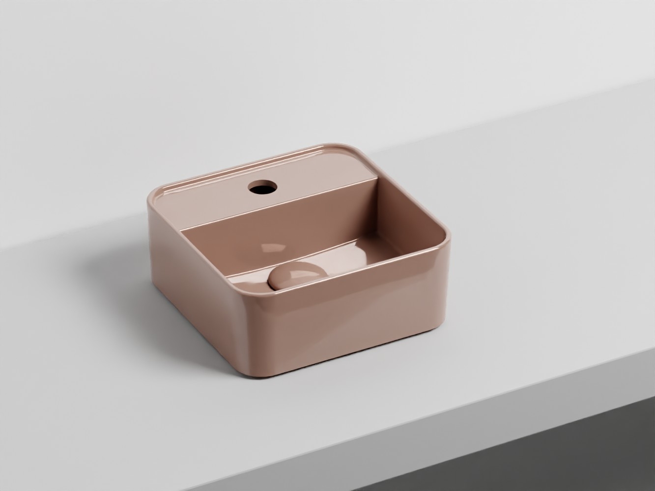 LPLAQ-NI Раковина круглая одно отверстие под смеситель 28 cielo Shui Comfort Ceramica Cielo
