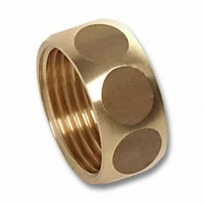 143743 SANHA 4374 резьбовое соединение, гайка, латунь 3 SW94-8kt.H31xBo80,0 мм