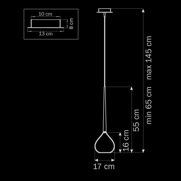 Подвесной светильник Lightstar Forma 808110 LIGHTSTAR FORMA 070495 Белый - Вид №1