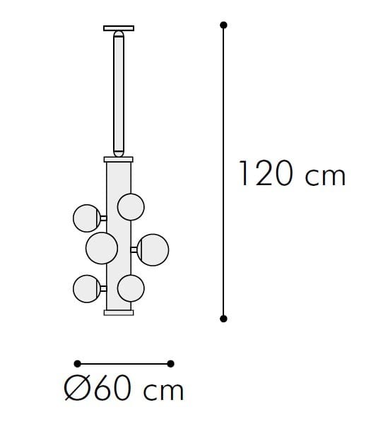 Кожаный и металлический подвесной светильник SCAPPINI & C Next ARCH-00071921 - Вид №3