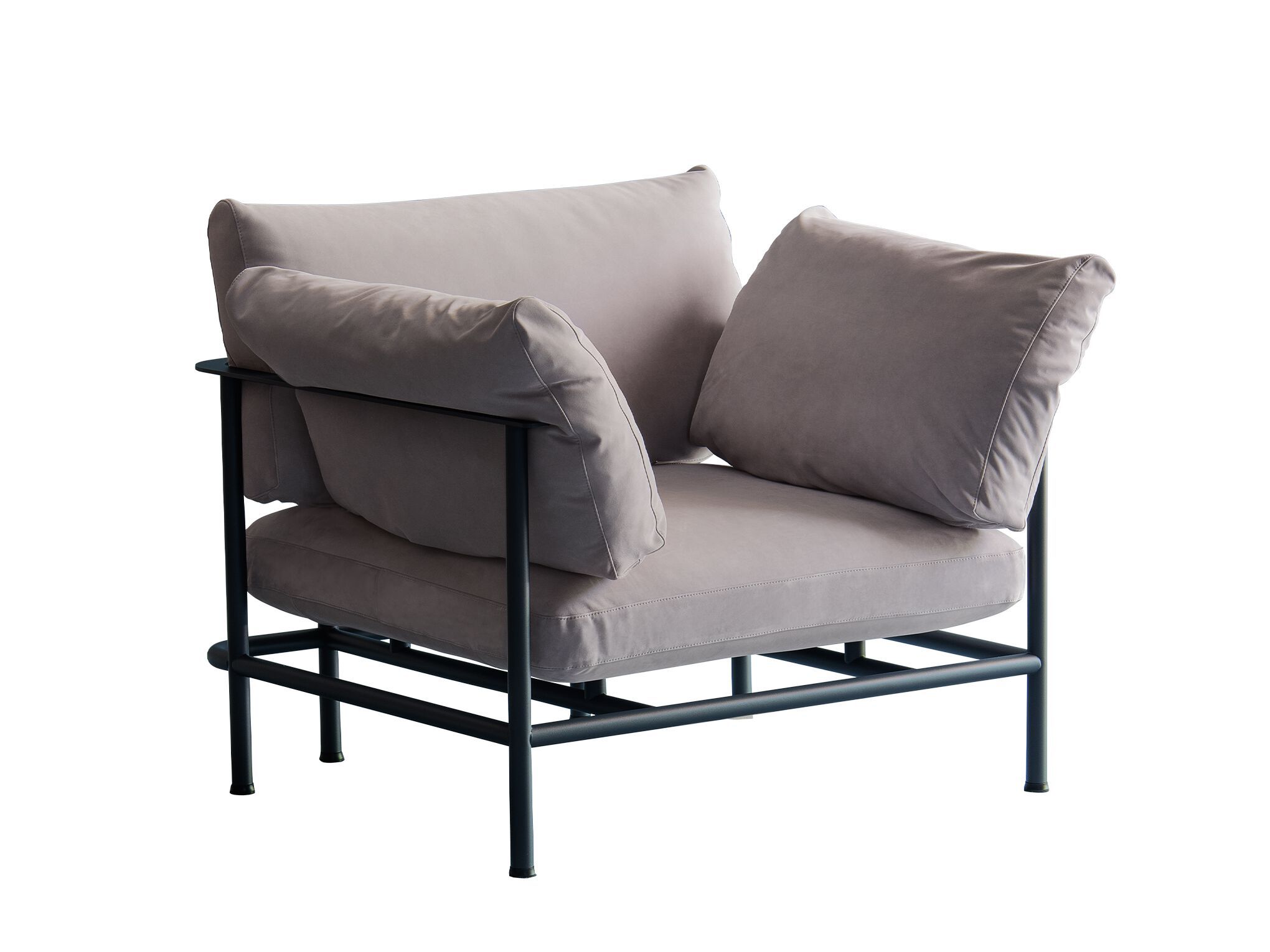 Кожаное кресло с подлокотниками Potocco Elodie ARCH-00033697