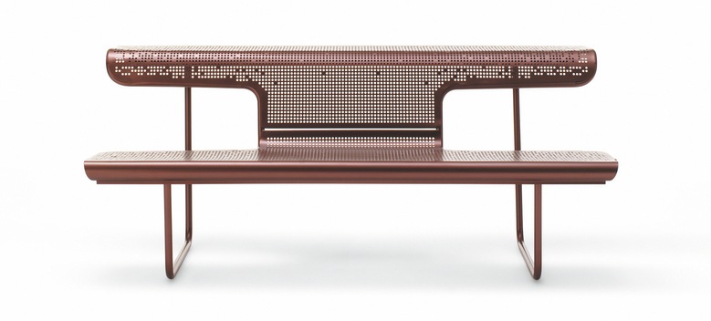 007154 Скамейка Poet BD Barcelona Design  - Вид №1