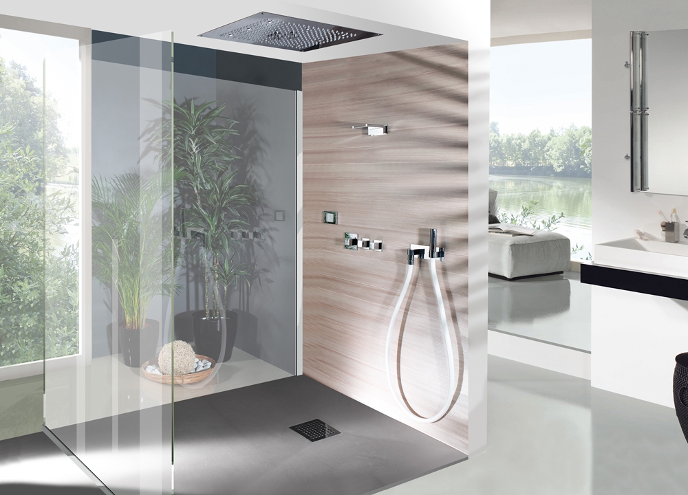 E88500 Потолочный & настенный душ Bocca Cascata XL BOSSINI  - Вид №7