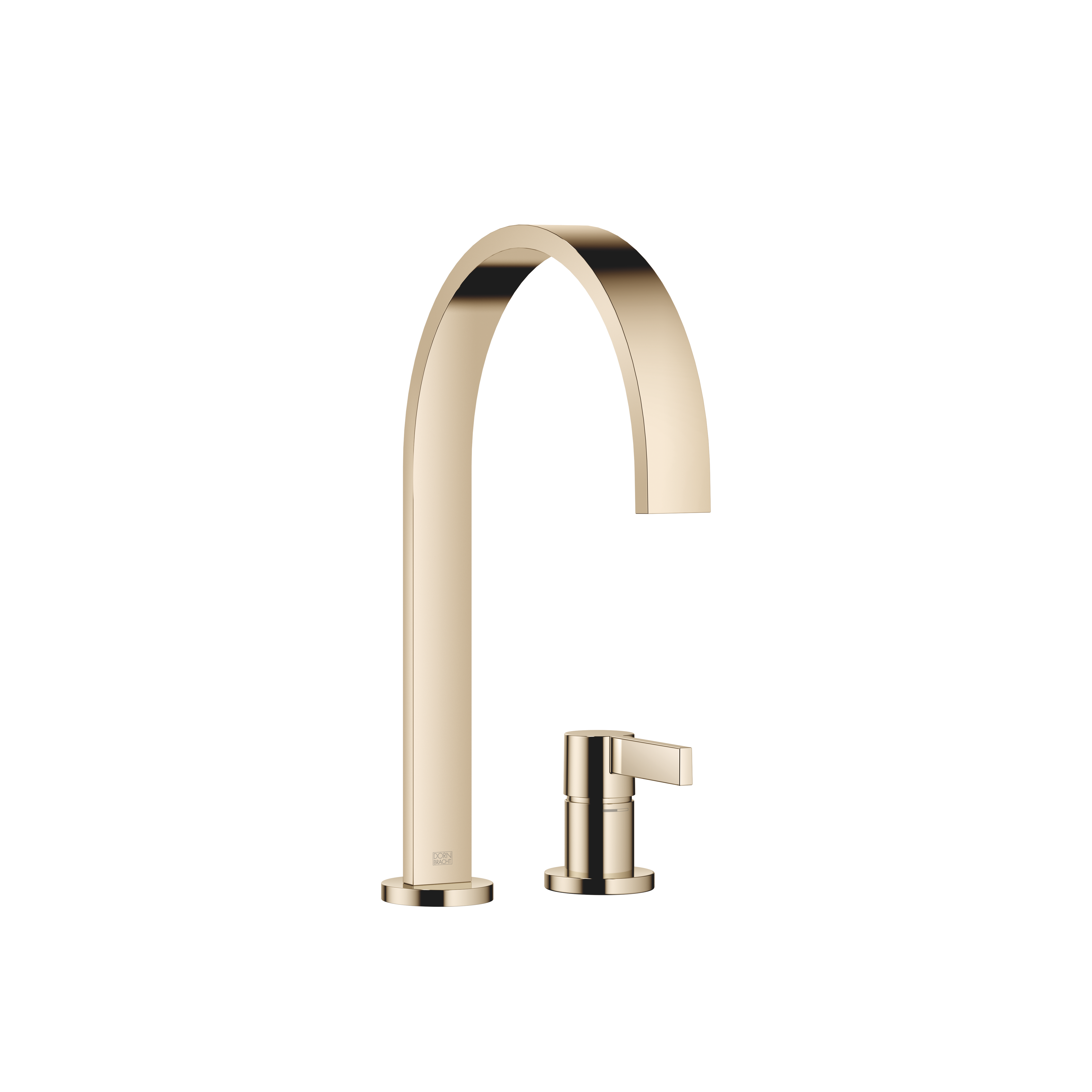MEM Смеситель на два отверстия с отдельными розетками - Шампанское (Золото 22 карата) DornBracht 32815682-47