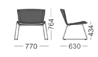 Ткань сани стул Sellex Slam ARCH-00029390 - Вид №2