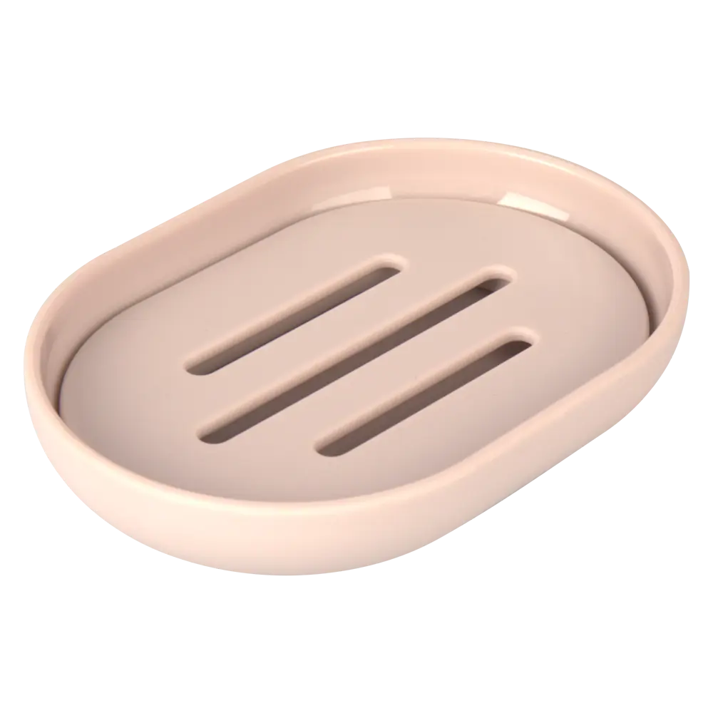 Мыльница SWENSA Swanny Fossil в серо-розовых тонах 89364708 STLM-1520329