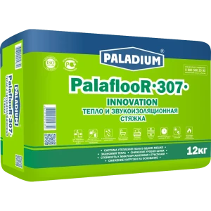 Стяжка пола с пеностеклом Paladium PalaflooR-307 теплая, 12 кг
