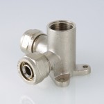 VTm.334.N.160416 Водорозетка обжимная проходная Valtec 16 мм х 1/2"  - Вид №3