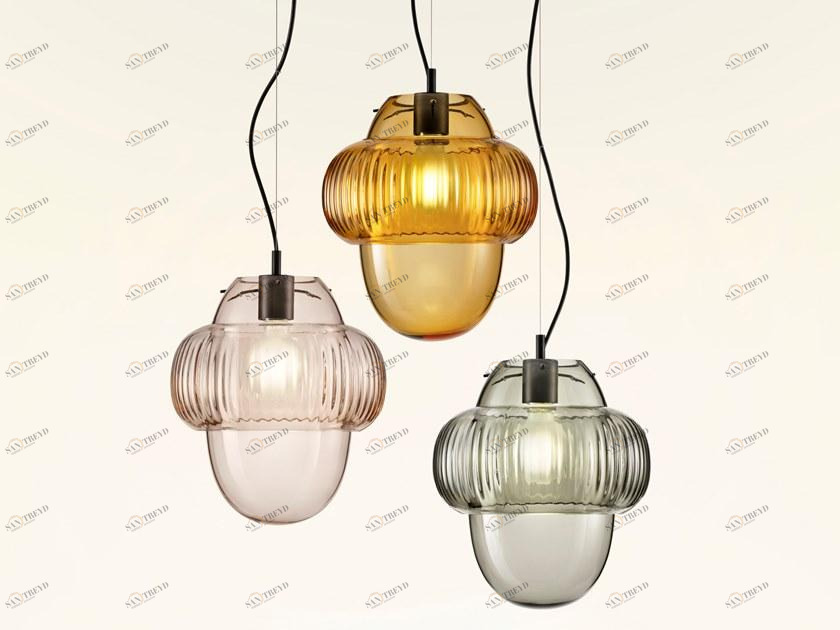 Siru Подвесной светильник из дутого стекла sun-id-1380018