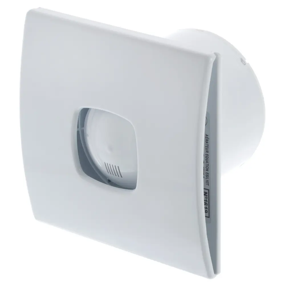 Вентилятор осевой вытяжной Equation D100 мм 29 дБ 98 м³/ч обратный клапан таймер цвет белый STLM-2128210